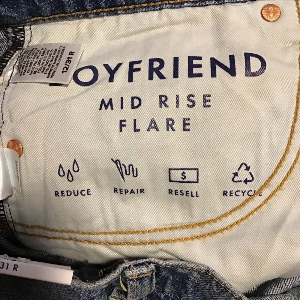 NWT! Lucky Brand Boyfriend Jeans in Classic Blue - Picture 10 of 10